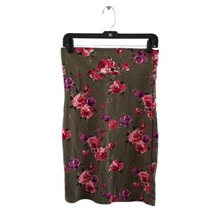 Agnes & Dora Floral Pencil Skirt Size Medium